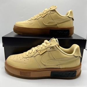 NEW Nike Air Force 1 Fontaka Shoes Sz 9 Sneakers Sesame/Black DH1290 201